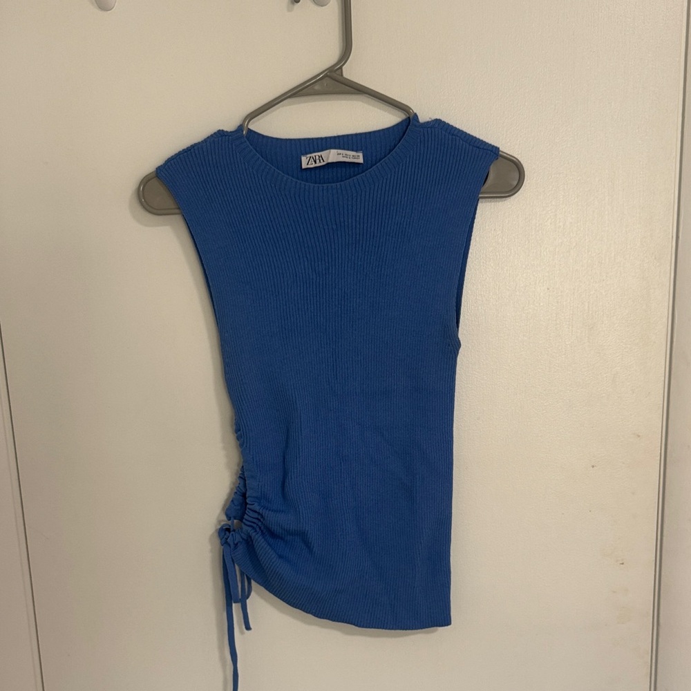 Zara Vibrant Blue Tank Top